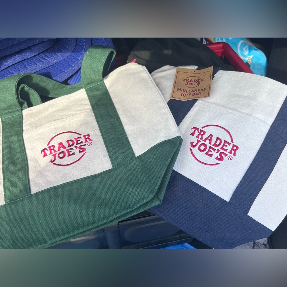 Mini Trader Joe's Canvas Bags